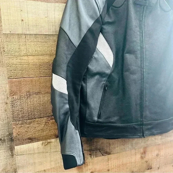 Bilt Max Speed Leather Motorcycle Jacket - Picture 5 of 11